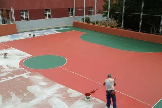  Hornos del Rey presume de una cancha deportiva remozada (Foto TA)